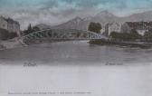 Villach Draubrücke - Mondscheinkarte  - Villach(Stadt) - alte historische Fotos Ansichten Bilder Aufnahmen Ansichtskarten 