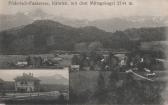 Ortsansicht und Bahnhof Föderlach - Kärnten - alte historische Fotos Ansichten Bilder Aufnahmen Ansichtskarten 