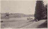 Aichwaldsee mit Blick gegen den Dobratsch - Finkenstein am Faaker See - alte historische Fotos Ansichten Bilder Aufnahmen Ansichtskarten 