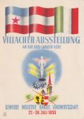 Werbekarte, Villacher Ausstellung  - Villach(Stadt) - alte historische Fotos Ansichten Bilder Aufnahmen Ansichtskarten 