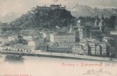 Salzburg und Kapuzinerberg - Salzburg(Stadt) - alte historische Fotos Ansichten Bilder Aufnahmen Ansichtskarten 