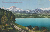 Blick von Egg auf den Faakersee - Egg am Faaker See - alte historische Fotos Ansichten Bilder Aufnahmen Ansichtskarten 