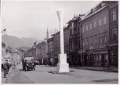 Dreifaltigkeitssäule fertig gestellt - Oesterreich - alte historische Fotos Ansichten Bilder Aufnahmen Ansichtskarten 