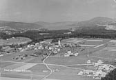 Lufbildaufnahme Lind ob Velden - Velden am Wörther See - alte historische Fotos Ansichten Bilder Aufnahmen Ansichtskarten 