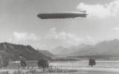 Graf Zeppelin überm Faakersee - Villach - alte historische Fotos Ansichten Bilder Aufnahmen Ansichtskarten 