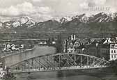 Alte Draubrücke in Villach - Oesterreich - alte historische Fotos Ansichten Bilder Aufnahmen Ansichtskarten 