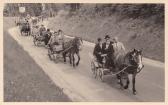 Hochzeit von Franz Treiber aus Drobollach - Villach(Stadt) - alte historische Fotos Ansichten Bilder Aufnahmen Ansichtskarten 