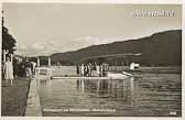 Pörtschach - Werzerstrand - Wasserflugzeug - Klagenfurt Land - alte historische Fotos Ansichten Bilder Aufnahmen Ansichtskarten 