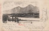 Westansicht der Insel mit Insel-Hotel - Faak am See - alte historische Fotos Ansichten Bilder Aufnahmen Ansichtskarten 