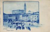 Piran, Piazza Tartini - Slowenien - alte historische Fotos Ansichten Bilder Aufnahmen Ansichtskarten 