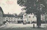 Theaterplatz Klagenfurt - Europa - alte historische Fotos Ansichten Bilder Aufnahmen Ansichtskarten 