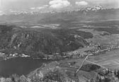 Blick auf Moos - Treffen am Ossiacher See - alte historische Fotos Ansichten Bilder Aufnahmen Ansichtskarten 