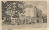 Bahnhof in Bruckneudorf - Oesterreich - alte historische Fotos Ansichten Bilder Aufnahmen Ansichtskarten 