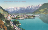 Zell am See gegen das Steinerne Meer - Europa - alte historische Fotos Ansichten Bilder Aufnahmen Ansichtskarten 