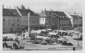 Wiener Neustadt, Niederdonau, Adolf Hitler-Platz - Oesterreich - alte historische Fotos Ansichten Bilder Aufnahmen Ansichtskarten 