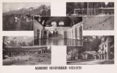 Warmbad Villach 5-Bildkarte - Oesterreich - alte historische Fotos Ansichten Bilder Aufnahmen Ansichtskarten 