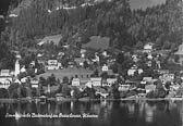 Bodensdorf vom See - Oesterreich - alte historische Fotos Ansichten Bilder Aufnahmen Ansichtskarten 