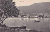 Ossiach, Blick von Bodensdorf über den Ossichersee - Ossiach - alte historische Fotos Ansichten Bilder Aufnahmen Ansichtskarten 