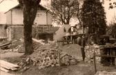 Abtrag Bernold's Dependance und Bau Cafe Platzl - Villach - alte historische Fotos Ansichten Bilder Aufnahmen Ansichtskarten 