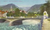 Meran, Neue Reichsbrücke - Meran / Merano (Maran) - alte historische Fotos Ansichten Bilder Aufnahmen Ansichtskarten 