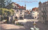 Meran, Obermais - Karl Ludwigs Platz - Meran / Merano (Maran) - alte historische Fotos Ansichten Bilder Aufnahmen Ansichtskarten 