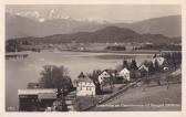 Annenheim mit Blick auf den Mangart - alte historische Fotos Ansichten Bilder Aufnahmen Ansichtskarten 