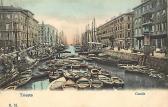 Triest, Canal Grande - Triest - alte historische Fotos Ansichten Bilder Aufnahmen Ansichtskarten 