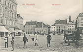 Wr. Neustadt - Hauptplatz - alte historische Fotos Ansichten Bilder Aufnahmen Ansichtskarten 