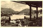 Terrassenblick vom Hotel Mosser - Villach - alte historische Fotos Ansichten Bilder Aufnahmen Ansichtskarten 