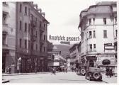 Villach, 8.Mai Platz mit Blick zum Hauptplatz - Villach(Stadt) - alte historische Fotos Ansichten Bilder Aufnahmen Ansichtskarten 