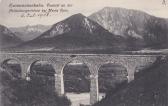 Karawankenbahn, Viadukt an der Hollenburgerlehne  - Oesterreich - alte historische Fotos Ansichten Bilder Aufnahmen Ansichtskarten 