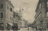 Klagenfurt Bahnhofstrasse - Klagenfurt(Stadt) - alte historische Fotos Ansichten Bilder Aufnahmen Ansichtskarten 