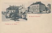 2 Bild Litho Karte - Friedau an der Drau - alte historische Fotos Ansichten Bilder Aufnahmen Ansichtskarten 