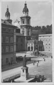 Mozart Denkmal, Residenzbrunnen und Dom - alte historische Fotos Ansichten Bilder Aufnahmen Ansichtskarten 