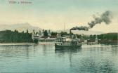 Velden, Westbucht mit Schlosshotel  - Oesterreich - alte historische Fotos Ansichten Bilder Aufnahmen Ansichtskarten 