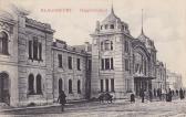 Klagenfurt Hauptbahnhof - Bahnhofplatz - alte historische Fotos Ansichten Bilder Aufnahmen Ansichtskarten 