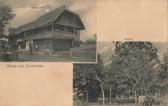 Gasthof Bernold mit Gastgarten zum Peterwirt - Villach(Stadt) - alte historische Fotos Ansichten Bilder Aufnahmen Ansichtskarten 