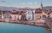 Villach mit Draulände und Draubrücke - alte historische Fotos Ansichten Bilder Aufnahmen Ansichtskarten 