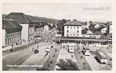 Bahhofsplatz - Villach-Innere Stadt - alte historische Fotos Ansichten Bilder Aufnahmen Ansichtskarten 