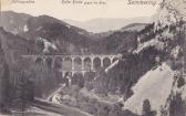 Semmeringbahn, Adlitzgraben Viadukt - Niederösterreich - alte historische Fotos Ansichten Bilder Aufnahmen Ansichtskarten 