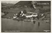 Luftbildaufnahme von Ossiach - Europa - alte historische Fotos Ansichten Bilder Aufnahmen Ansichtskarten 