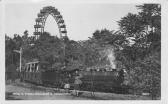 Prater, Riesenrad, Liliputbahn  - Wien - alte historische Fotos Ansichten Bilder Aufnahmen Ansichtskarten 