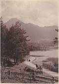 Egg am See, Schotterstraße - Villach(Stadt) - alte historische Fotos Ansichten Bilder Aufnahmen Ansichtskarten 