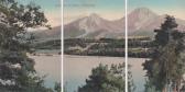 Panoramaansicht vom Faakersee - 3 Karten Bild - Europa - alte historische Fotos Ansichten Bilder Aufnahmen Ansichtskarten 