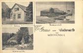 3 Bild Litho Karte - Wallerwirt - Kärnten - alte historische Fotos Ansichten Bilder Aufnahmen Ansichtskarten 