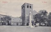 Triest, Kirche S. Giusto - Friaul Julisch Venetien - alte historische Fotos Ansichten Bilder Aufnahmen Ansichtskarten 