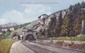 Arlbergbahn, Arlbergtunnel Ostportal - St. Anton am Arlberg - alte historische Fotos Ansichten Bilder Aufnahmen Ansichtskarten 