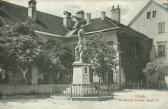 Das 1888 errichtete Denkmal - Villach - alte historische Fotos Ansichten Bilder Aufnahmen Ansichtskarten 