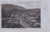 Blick vom Stadtpfarrturm auf die Nikolaikirche  - Villach-Innere Stadt - alte historische Fotos Ansichten Bilder Aufnahmen Ansichtskarten 