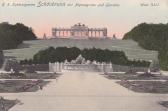 Wien, K.K. Schlossgarten Schönbrunn - Wien 13.,Hietzing - alte historische Fotos Ansichten Bilder Aufnahmen Ansichtskarten 